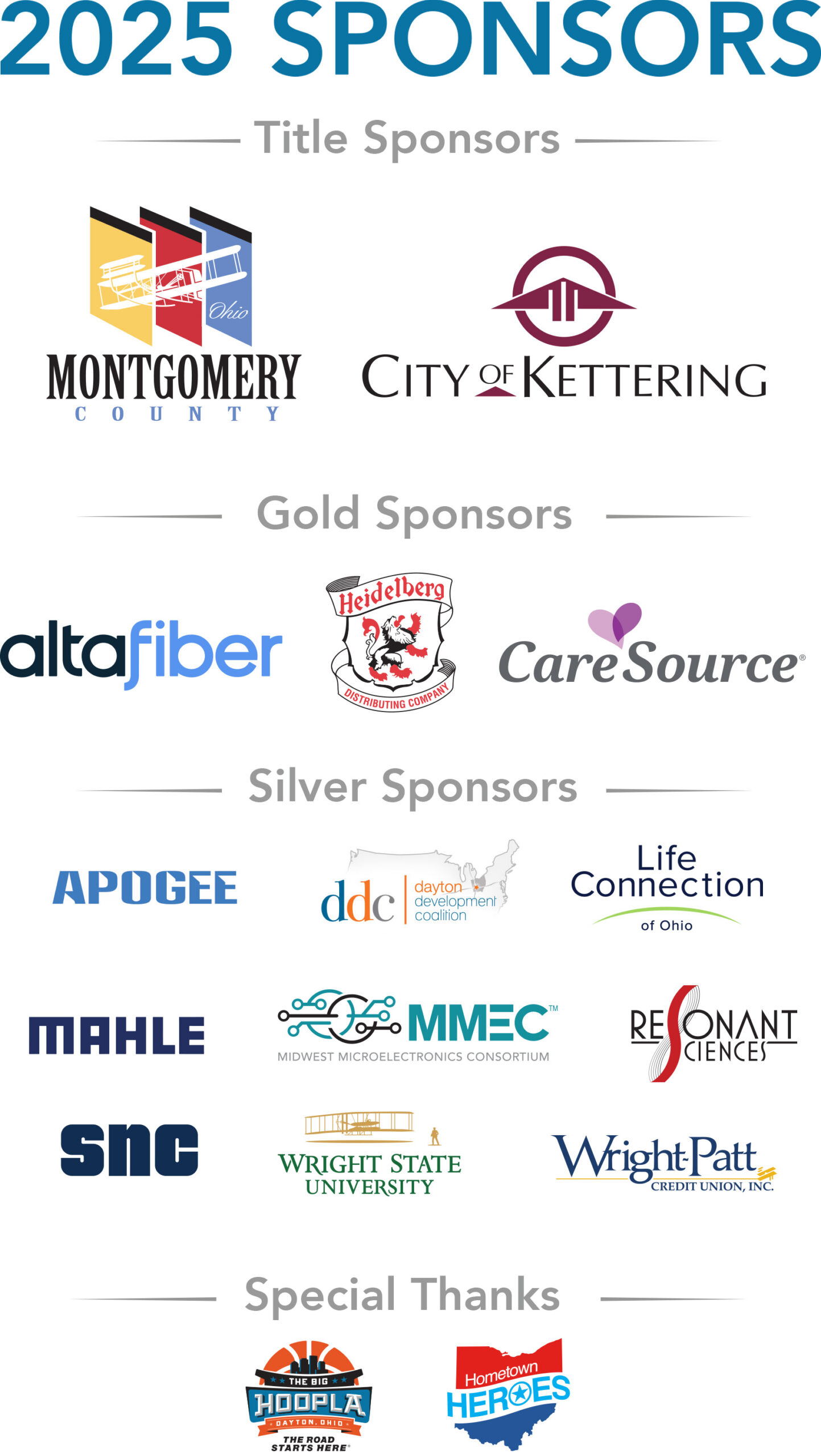 2025 HTH Sponsors